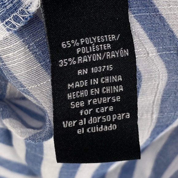 Zac & Rachel Striped Blouse - Picture 3 of 5